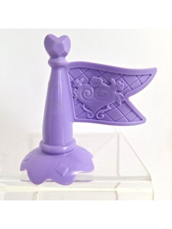 Little People Other - Little People Princess Garden Tea Party Plastic Purple Replacement Flag